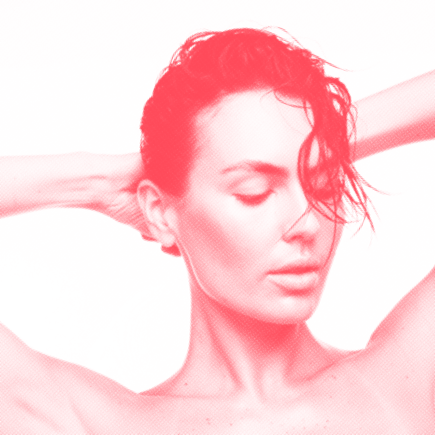 Neon Duotone Miracle Hair Treatment Model
